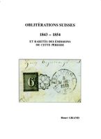 OBLITERATIONS SUISSE 1843 - 1854