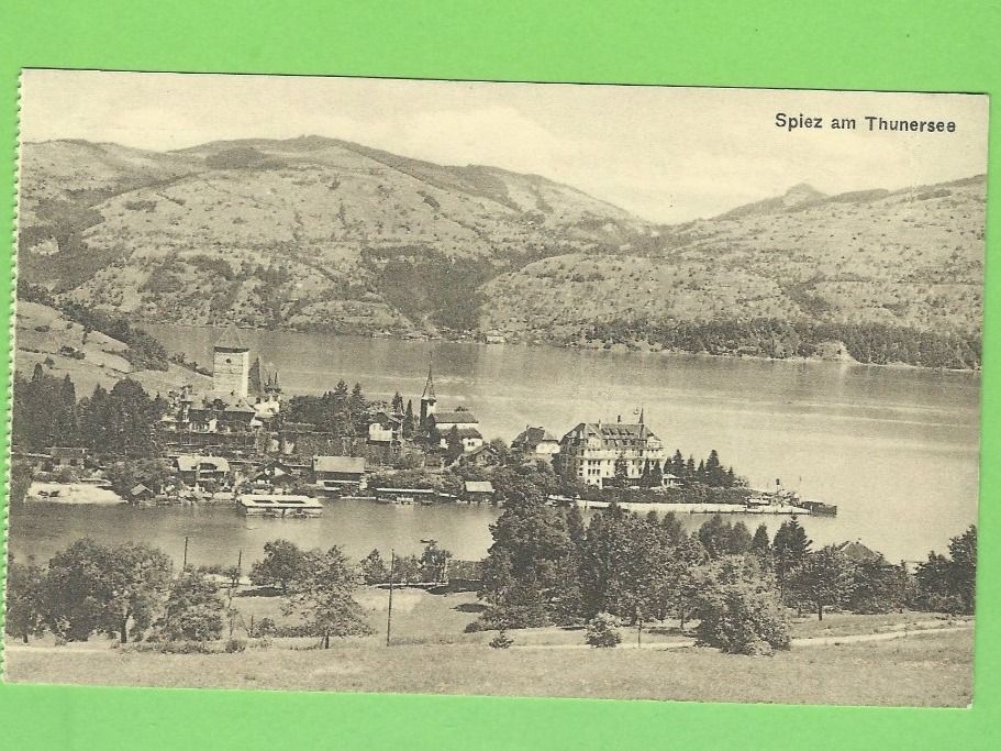 Cartoline postali: Spiez am Thunersee – Usato da Zürich venduto da t24_de