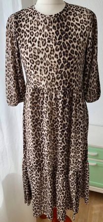 Zara Leo Dress, Maxi-Kleid, Kleid, S - M, animal look