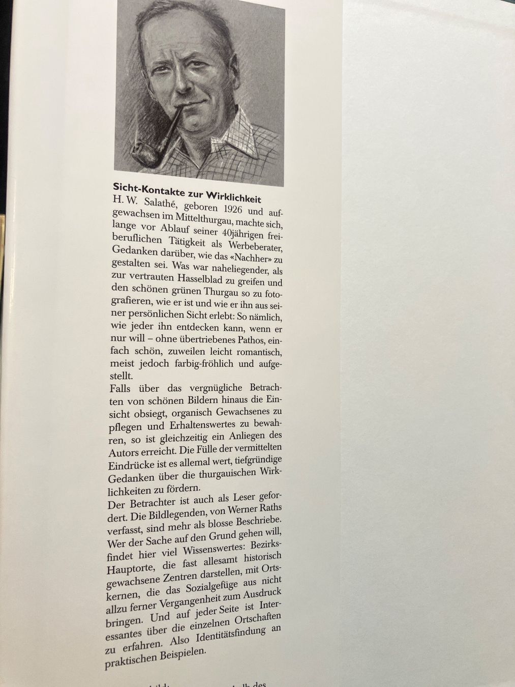 Libri: Der Thurgau. H. W. Salathé, W. Raths – Usato da Wangen ZH venduto da day01 1