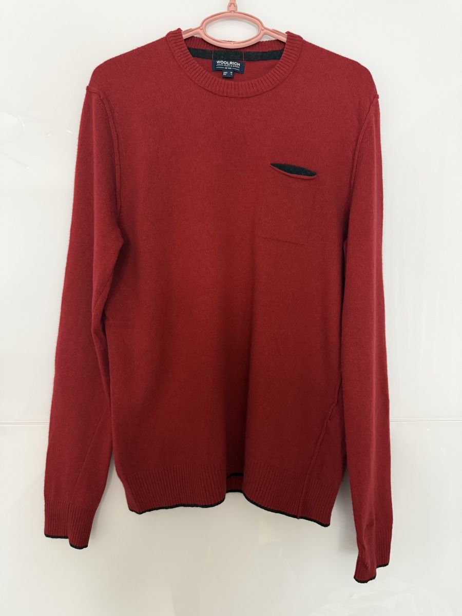 Woolrich Maglioni & Felpe: Woolrich Pullover Grösse L in bordeauxrot – Usato da Grenchen venduto da servet.t