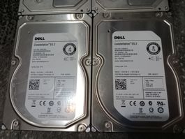 4x 3TB SAS Festplatten
