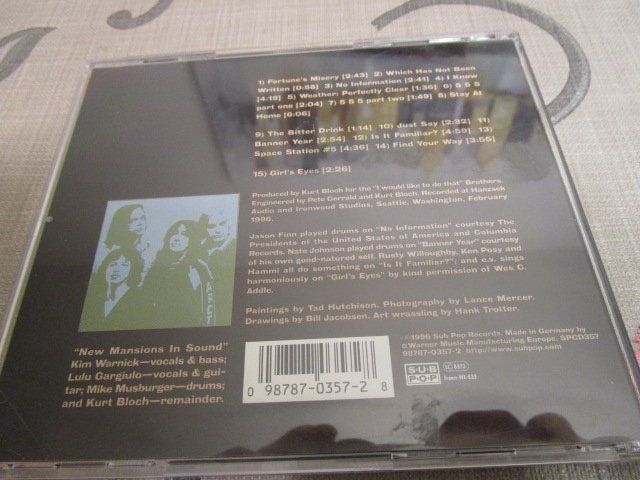 CD: Fastbacks - New Mansions in Sound CD – Usato da Olten venduto da Disc-Ausverkauf 1