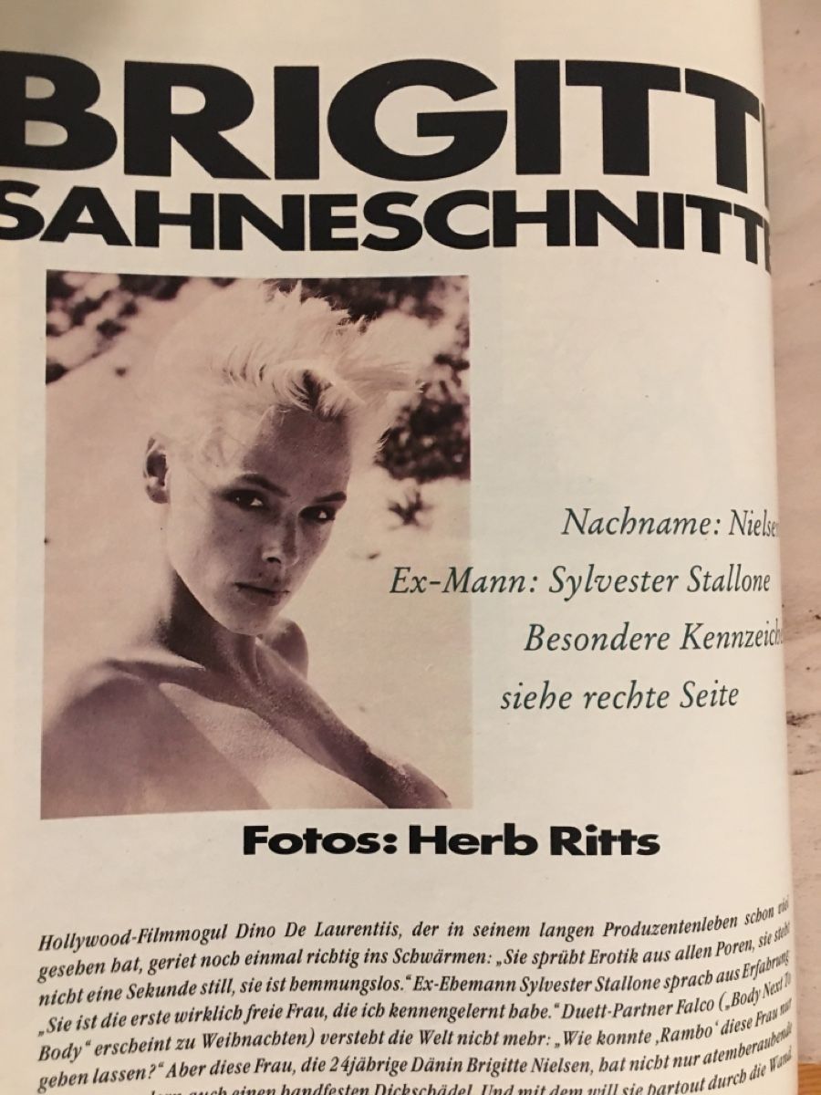 Zeitschriften & Magazine: Brigitte Nielsen Playboy 1987 Herb Ritts Bukowski – Gebraucht aus Oberwil b. Zug von  6