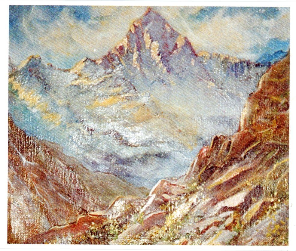 Ansichtskarten: Bietschhorn   VS   (Lötschental) – Gebraucht aus Brig von Valcards54