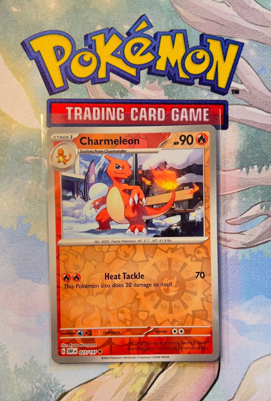 Cartoline: Charmeleon Reverse Holo Obsidian Flammen 027/197 – Nuovo (secondo la descrizione) da Sempach venduto da R-G