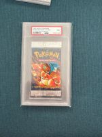 Pokemon Glurak  Booster PSA 9 deutsch 1. Edition