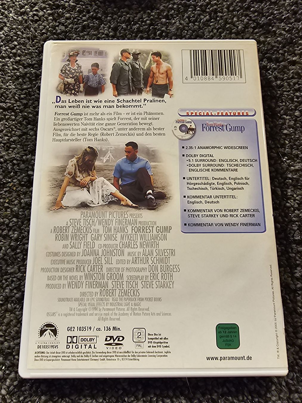 Tous les DVDs: Forrest Gump (22559) – D'occasion à Ruswil par jan_bxl5 1