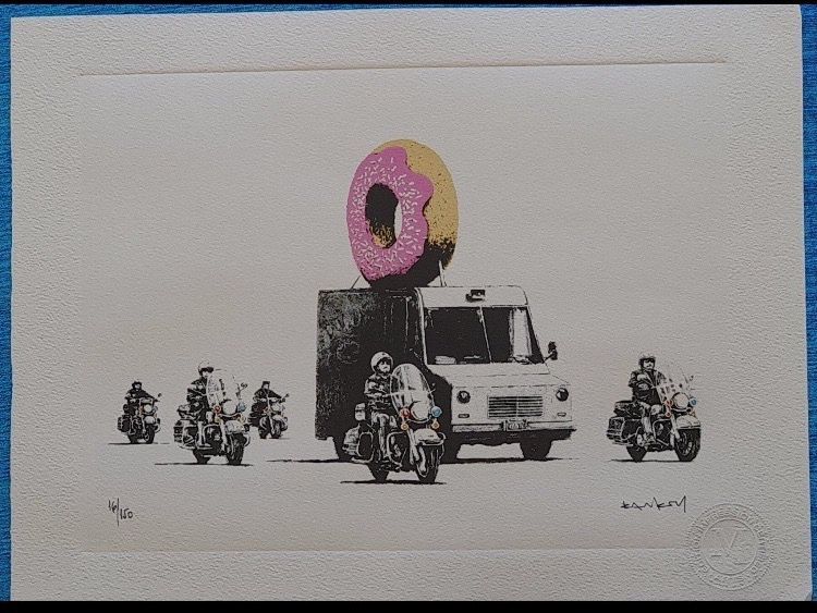 Grafica & Litografie: Banksy "Donuts" – Nuovo (secondo la descrizione) da Grandvillard venduto da pad_9hmh