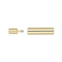 Steckverschluss  vergoldet 18x5mm