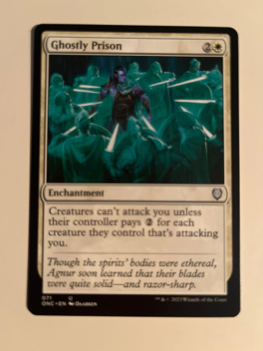 Magic The Gathering Carte collezionabili: 1 x Ghostly Prison - Magic: The Gathering - MtG – Usato da Kriens venduto da Shadi1980