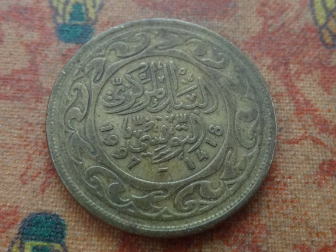 Tutti le monete: TUNISIE  100 Millim  1997 – Usato da Romanel-sur-Lausanne venduto da Swift13 1