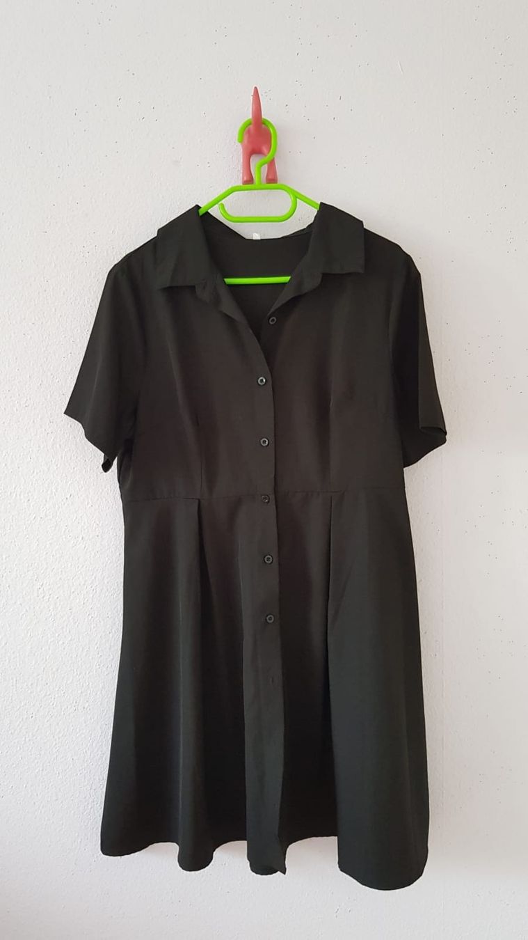 H&M Vestiti: Robe chemise noire neuve taille L – Nuovo (secondo la descrizione) da Versoix venduto da aline_b
