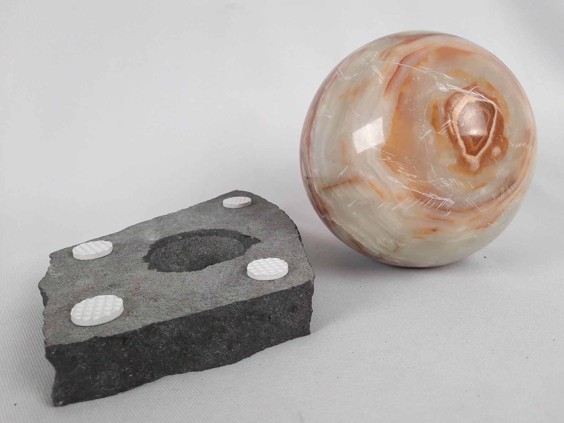 Mineralien & Heilsteine: Steinkugel mit Sockel 4.77 Kg – Gebraucht aus Beinwil am See von Restwert_Beinwil 6