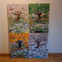 Roger Blachon "4 Seasons" Puzzle geklebt