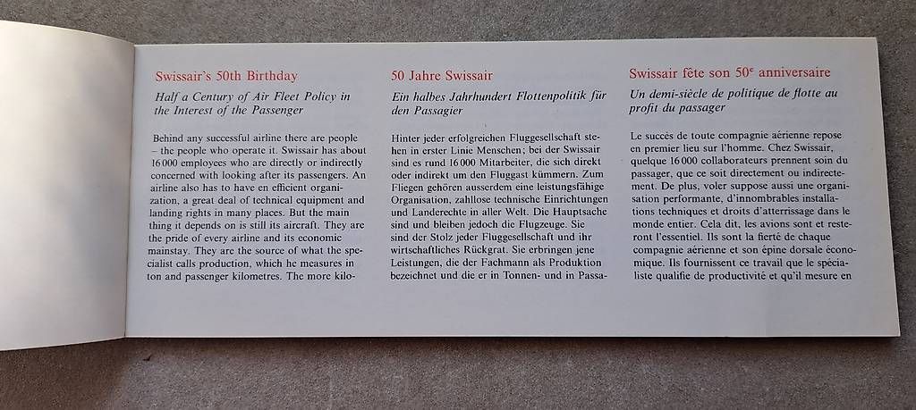 Bücher: SWISSAIR 1931-1981 – Gebraucht aus Bercher von gfc_cs28 4