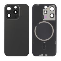 Vitre Cache Arrière iPhone 15 Pro MAX Titane Noir