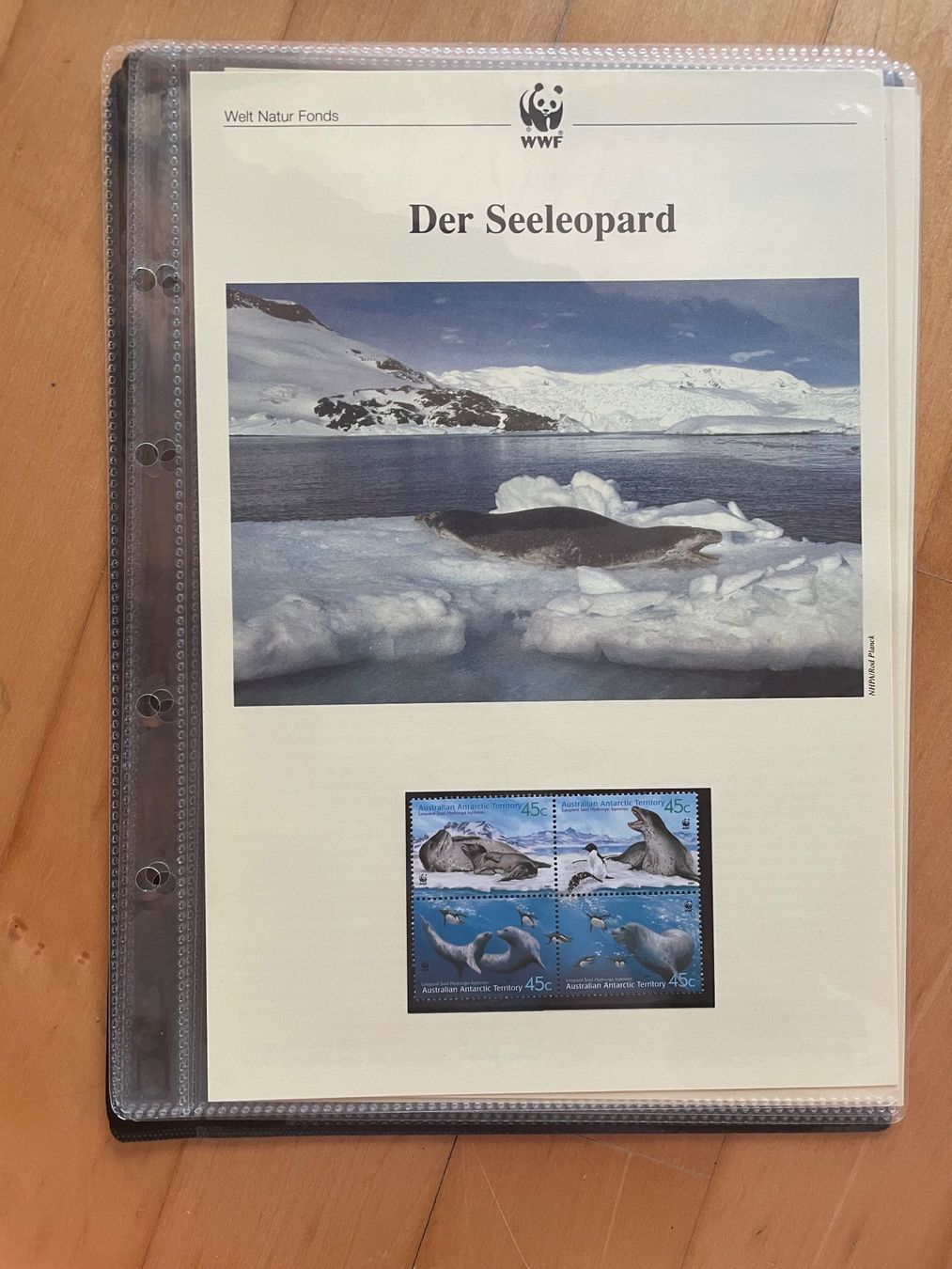 Tutti i francobolli: WWF Set "Der Seeleopard – Usato da Altdorf UR venduto da mic_z8bj