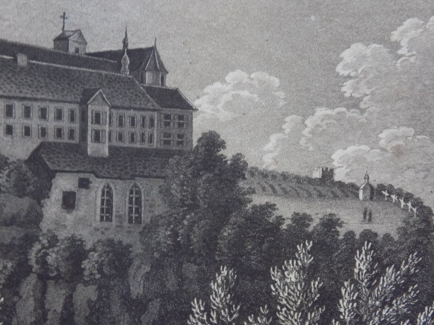 Gravures: Mariastein Kloster von Süd-Osten – D'occasion à Risch par Rischli15 8