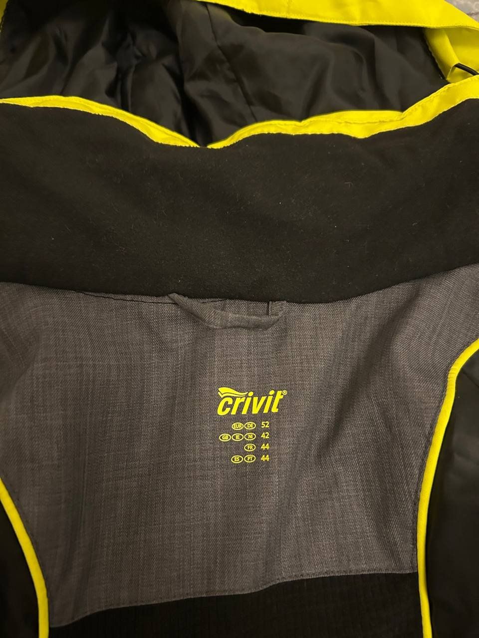 Giacche: Veste de ski Crivit jaune-gris | Crivit ski jacket – Usato da Clarens venduto da meritus 6