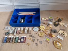 Bastel Set Schmuckherstellung Farben Glitzer Rohlinge Fimo
