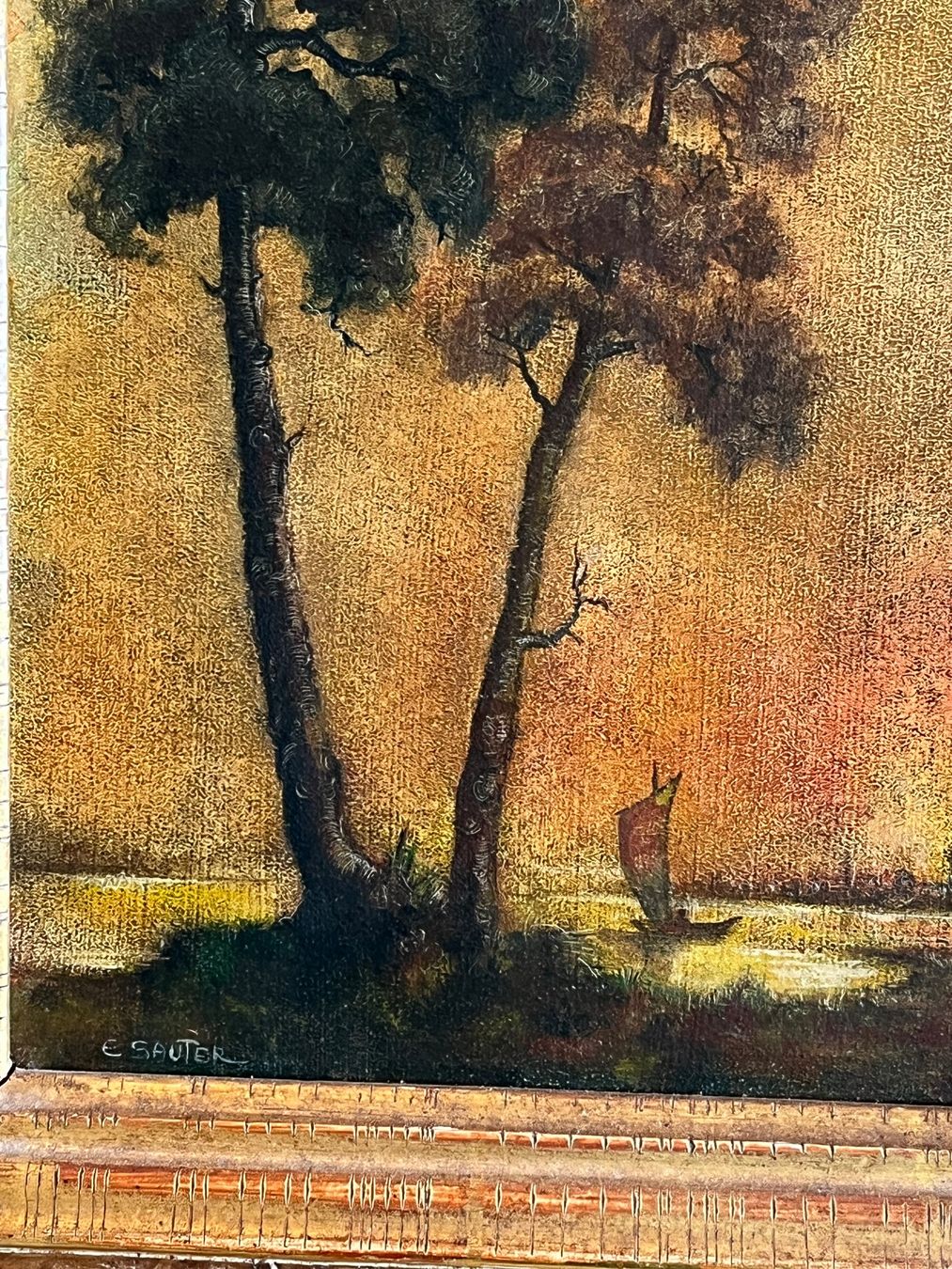 Dipinti: EMIL SAUTER 1948 Original Gemälde – Usato da Basel venduto da PAUL_ART 3