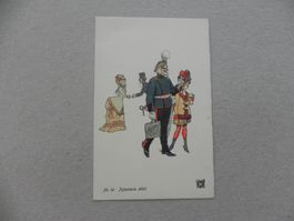 Karte Bern Landi LA 1914 Künstler