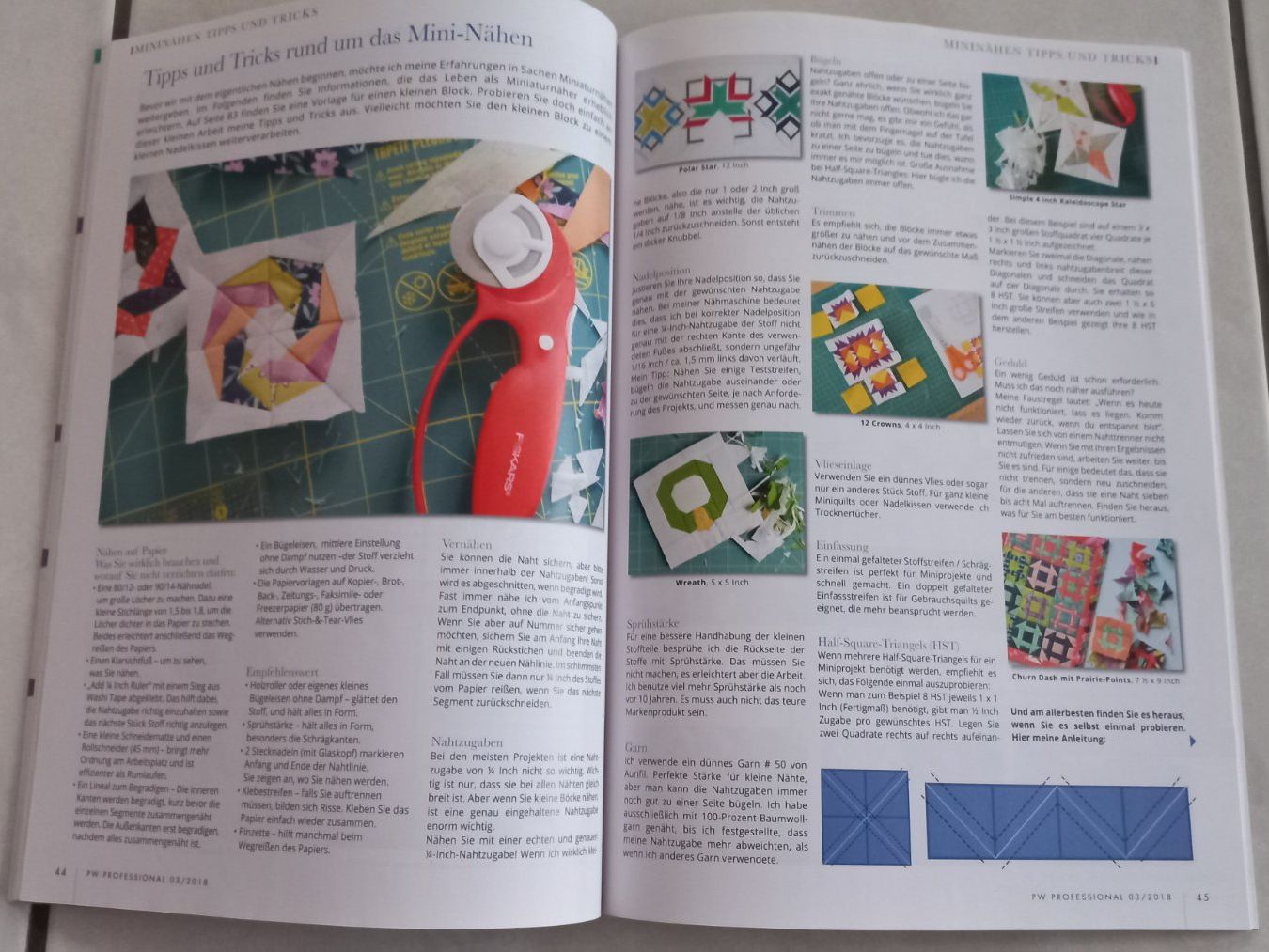 Riviste & Magazine: Patchwork Professional Magazine - 2 Ausgaben zu verkaufen – Usato da Winistorf venduto da acreativ4 2