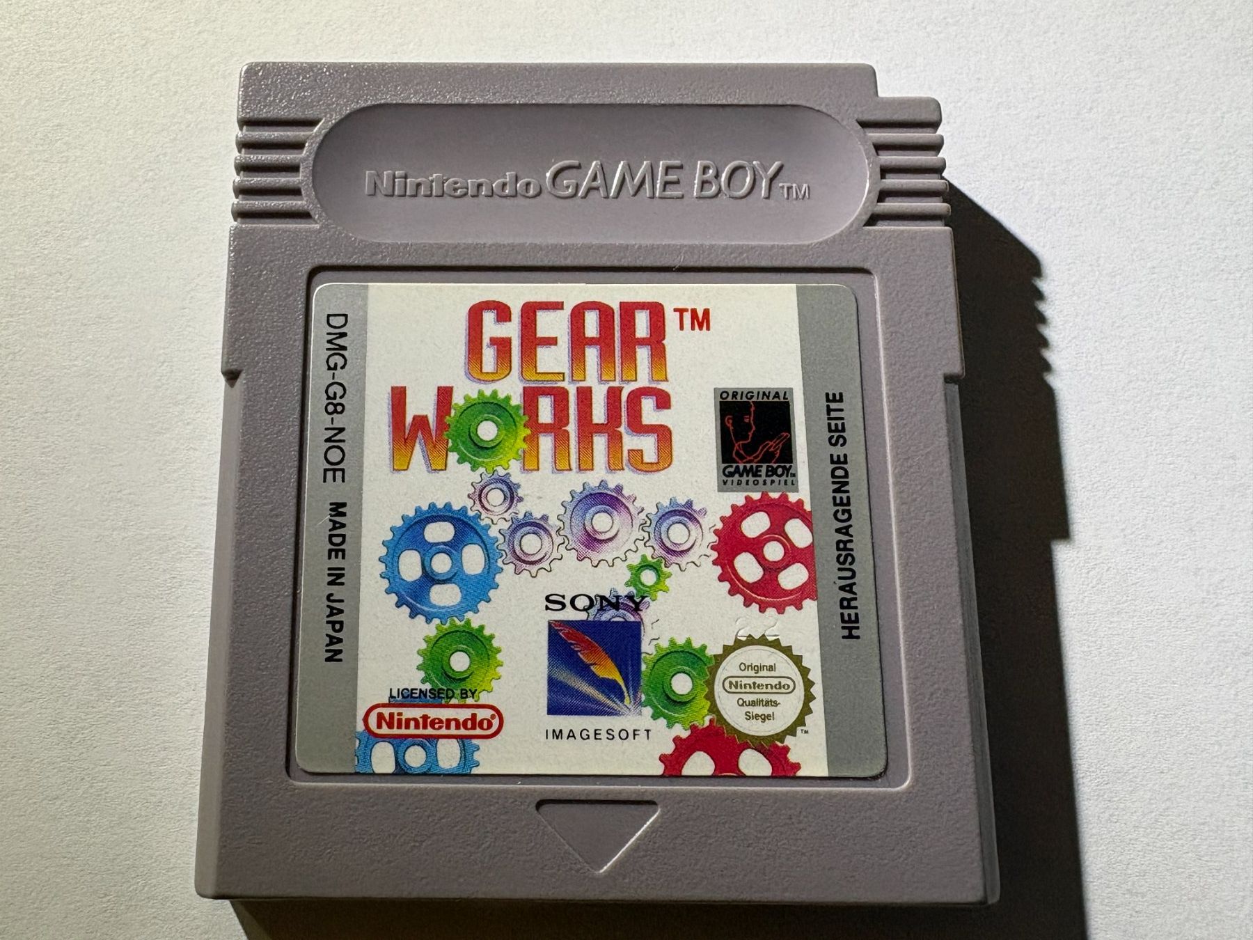 Nintendo Giochi: Gear Works - Nintendo Game Boy - NOE Modul - SELTEN – Usato da Zürich venduto da VintagePalace