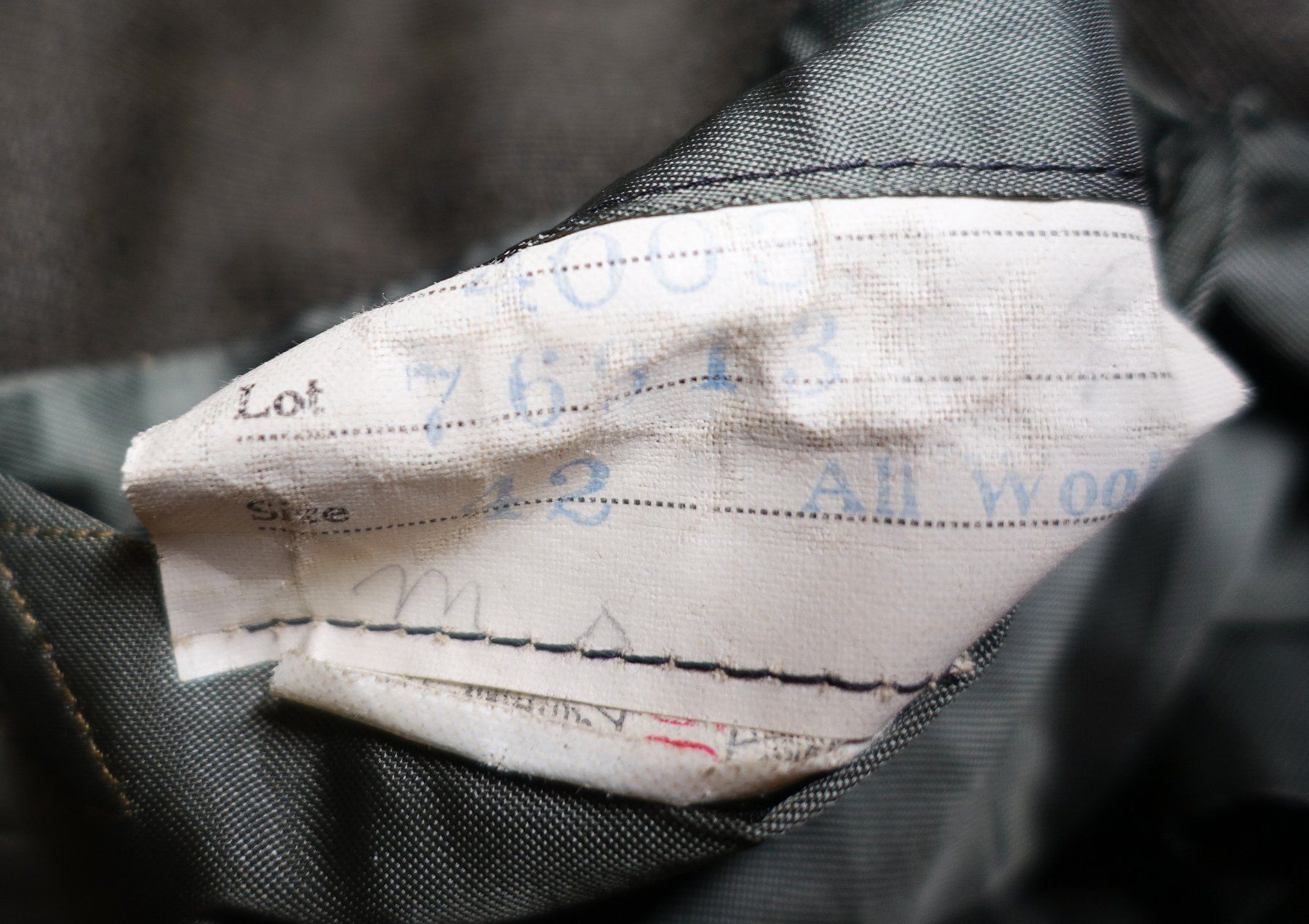 Uniformi: US Army Offizier Uniform Jacke 2.WK  gross – Usato da Kappelen venduto da Marmoe 6