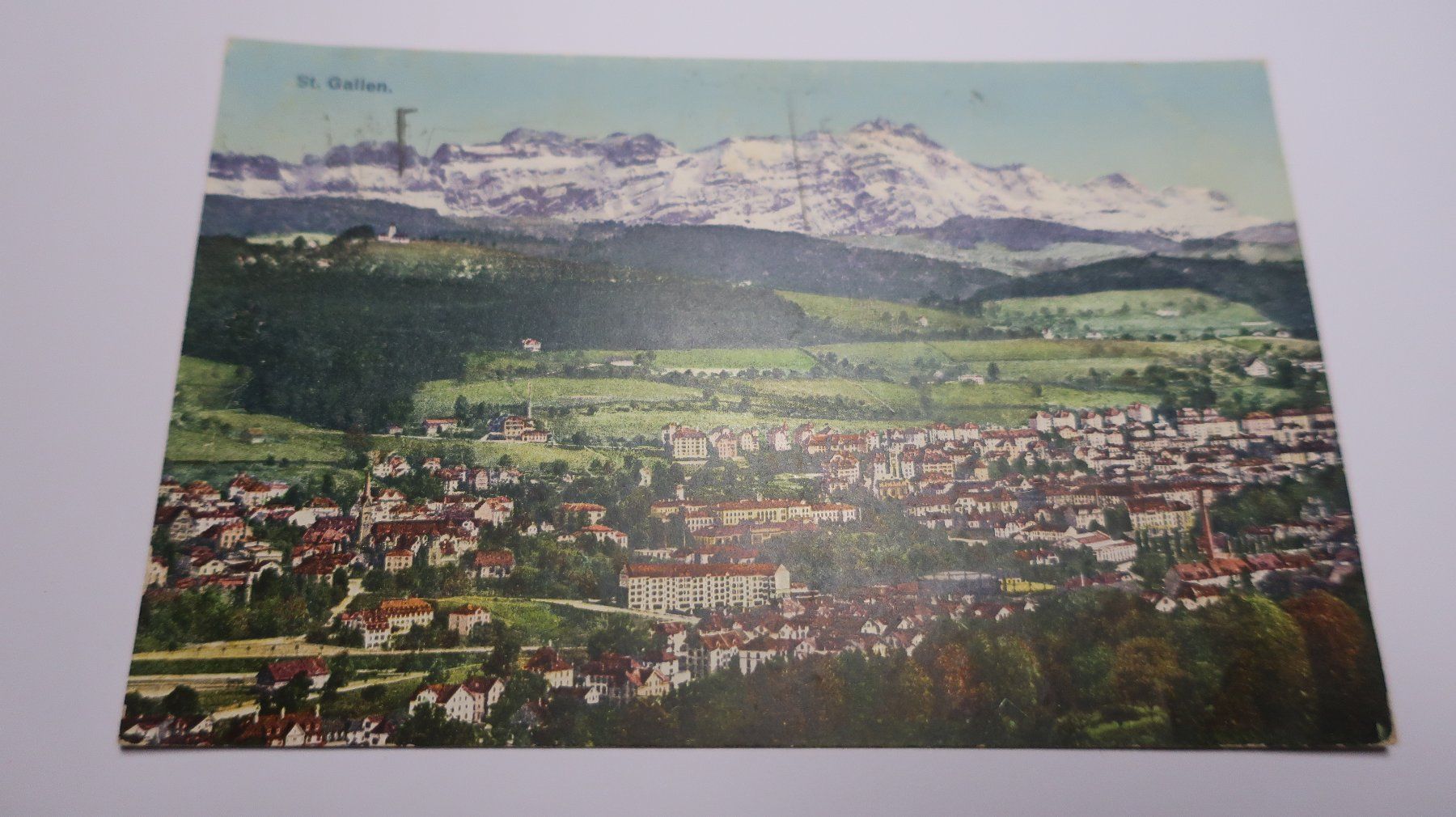 Ansichtskarten: St. Gallen  1923 – Gebraucht aus Cormoret von Pascalll2001 1