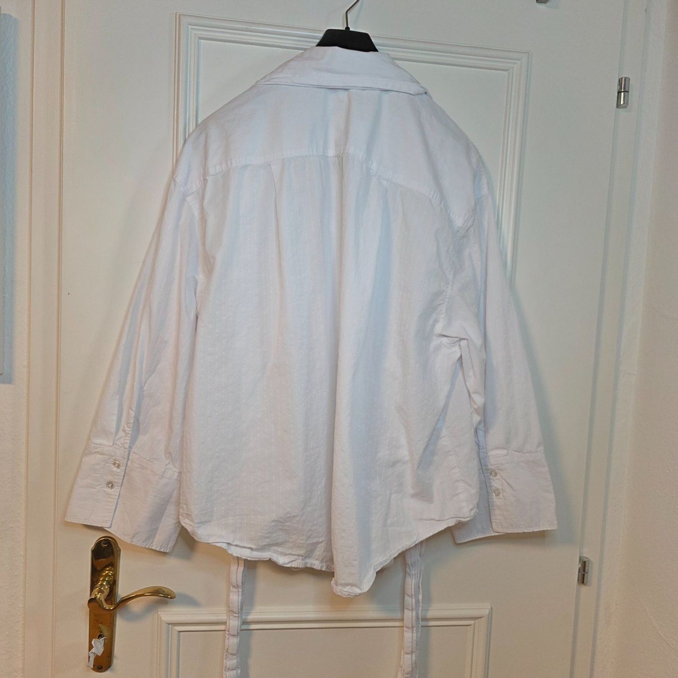 H&M Camicette: H&M Bluse weiß Schleife Gr.L Oversize – Usato da Wald ZH venduto da CapLux 6