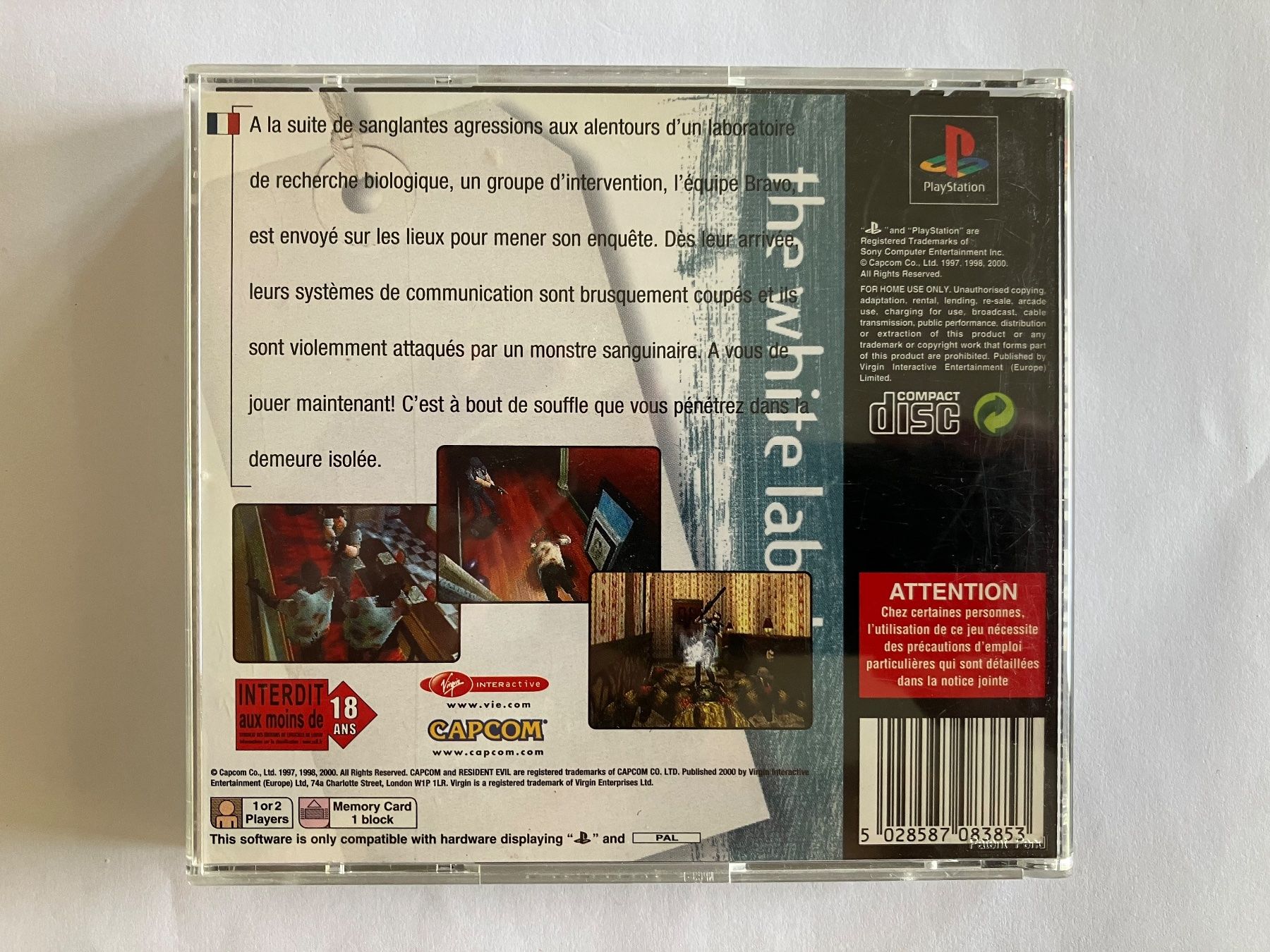 Capcom Giochi: Resident Evil – PS1 – Usato da Ecublens VD venduto da Lenordique 1