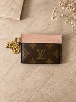 Louis Vuitton Charms Kartenetui Rose Ballerine Neu Damen