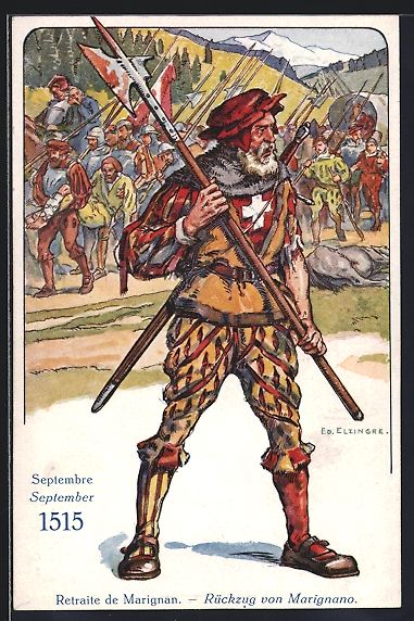 Photos, Lettres & Cartes p.: sign. Ed. Elzingre: Der Schweizer Soldat – D'occasion à Berlin par bartko-reher