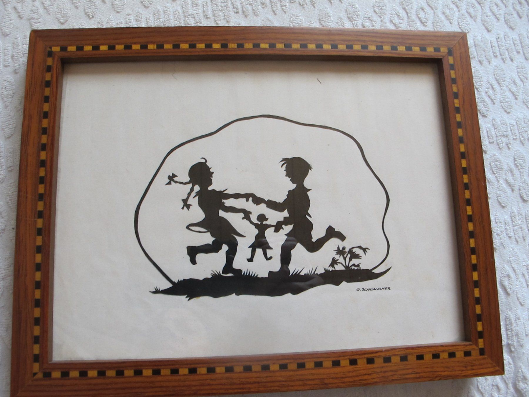 Grafica & Litografie: Original-Scherenschnitt Vintage – Usato da Löhningen venduto da Chimae67 4