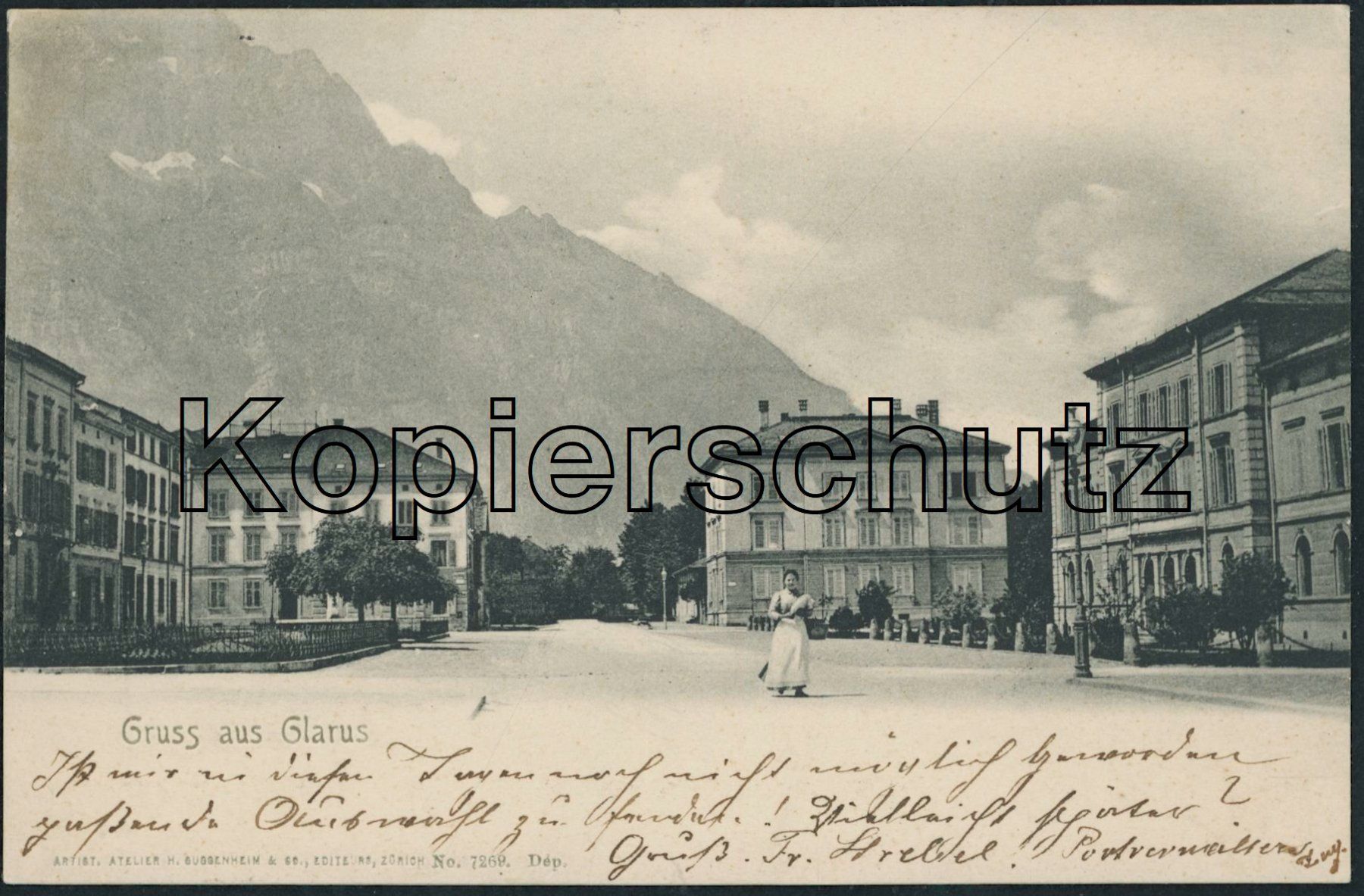 Cartoline postali: GLS Glarus – Usato da Schindellegi venduto da leecollect