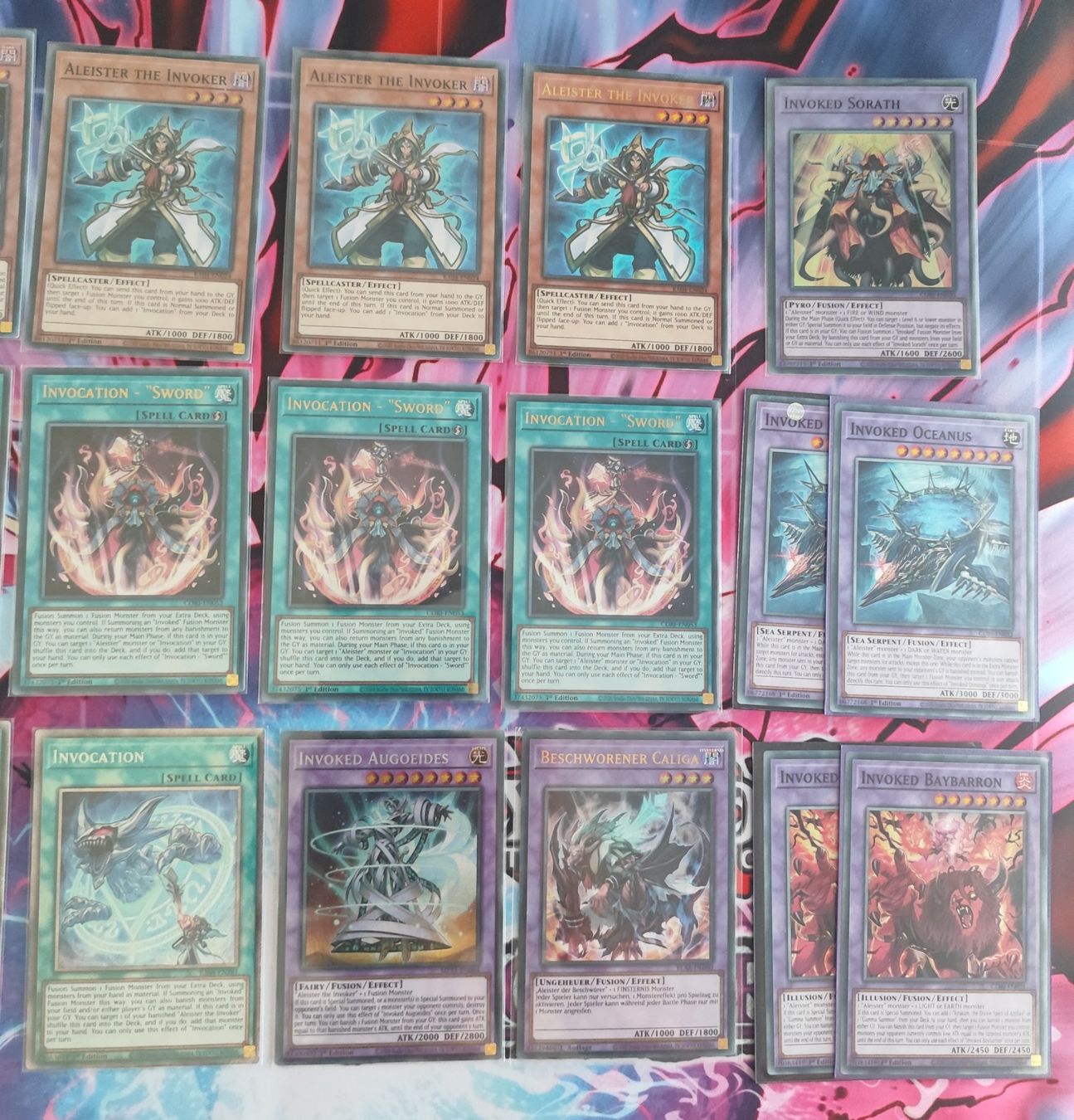 Yugioh Sammelbilder & Trading cards: Yu-Gi-Oh Invoked + Aleister Deckcore – Gebraucht aus Schlieren von davejuveboy429 2