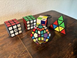 Zauberwuerfel Set: 3x3, Pyramide, etc. gebraucht