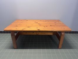 Beautiful and robust, timeless solid wood coffee table