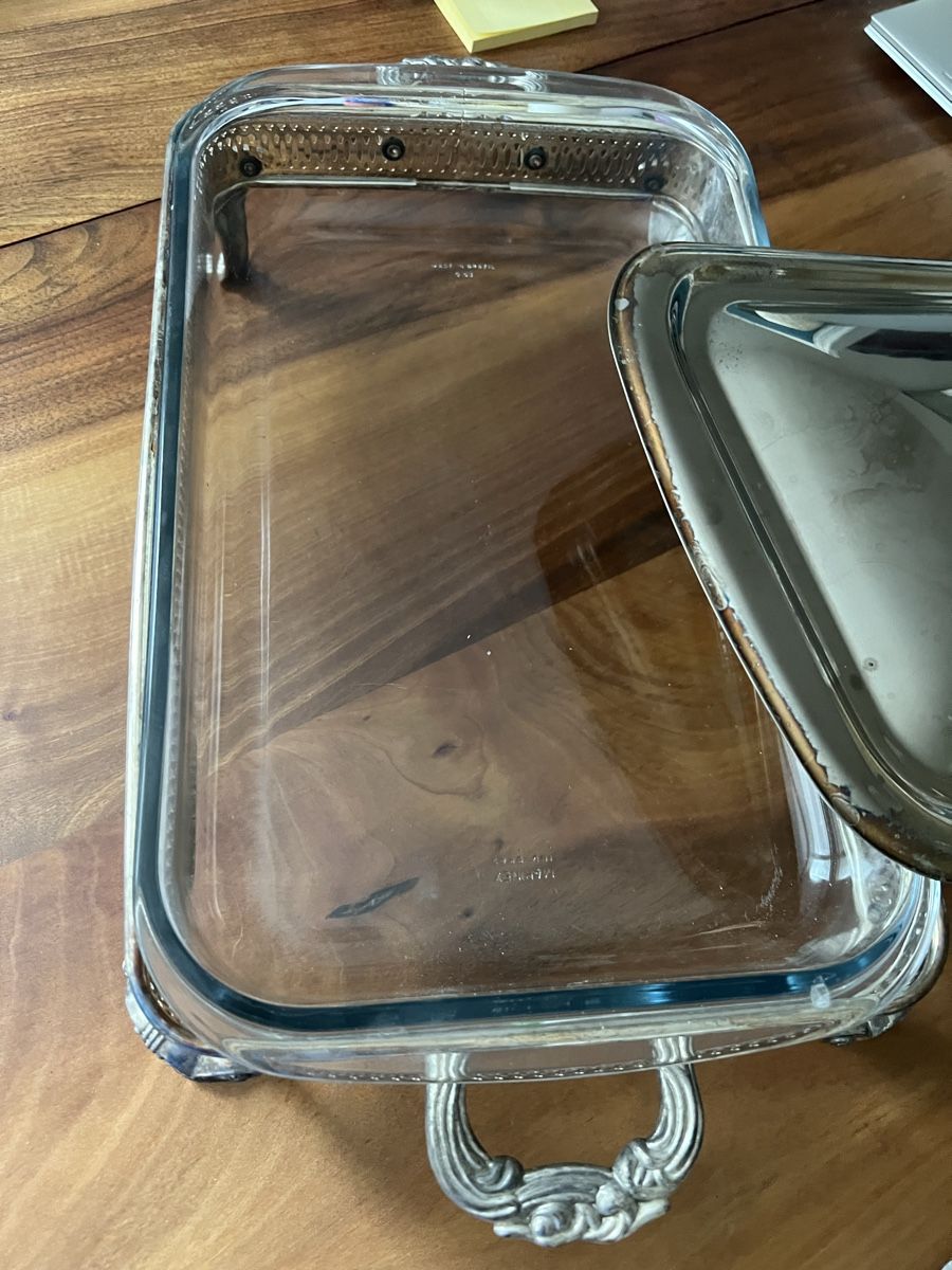 Set di piatti: Antikes Speiseservice Service mit Glas Einsatz – Usato da Aarberg venduto da Edelschungit 2