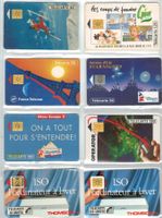 8 Telefonkarten Frankreich