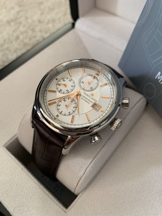 Maurice Lacroix Orologi: Chrono Maurice Lacroix neuf et full set 50 % Discount !!! – Nuovo e nell'imballaggio originale da Pully venduto da swiss_watches_store 1