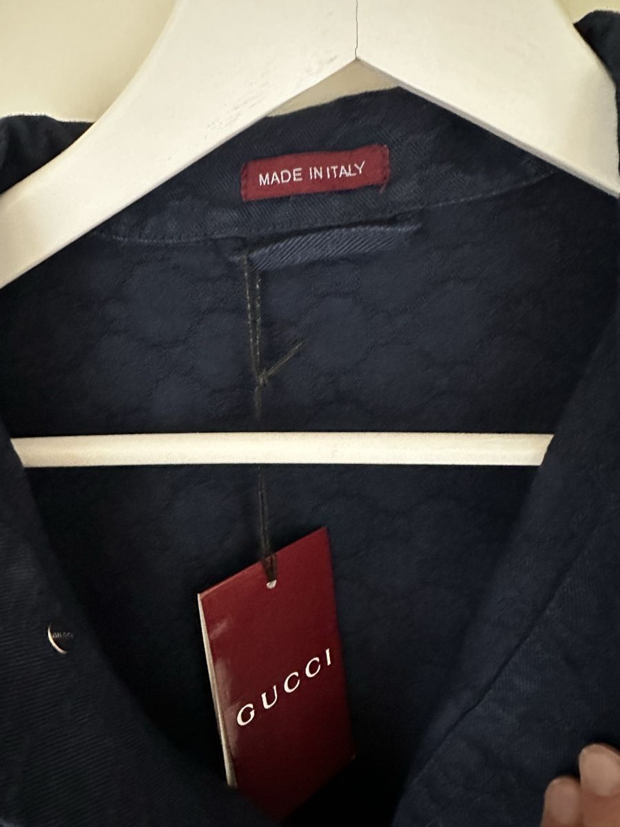 Gucci Giacche: GUCCI denim jacquard shirt – Nuovo (secondo la descrizione) da Genève venduto da rom_56hd 3