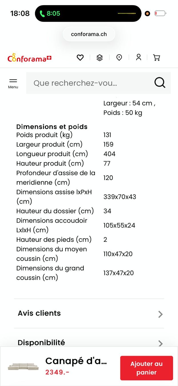 Sofas: Canapé BOBOCHIC – Neuf (Voir description) à Genève par rom_gcw9 2