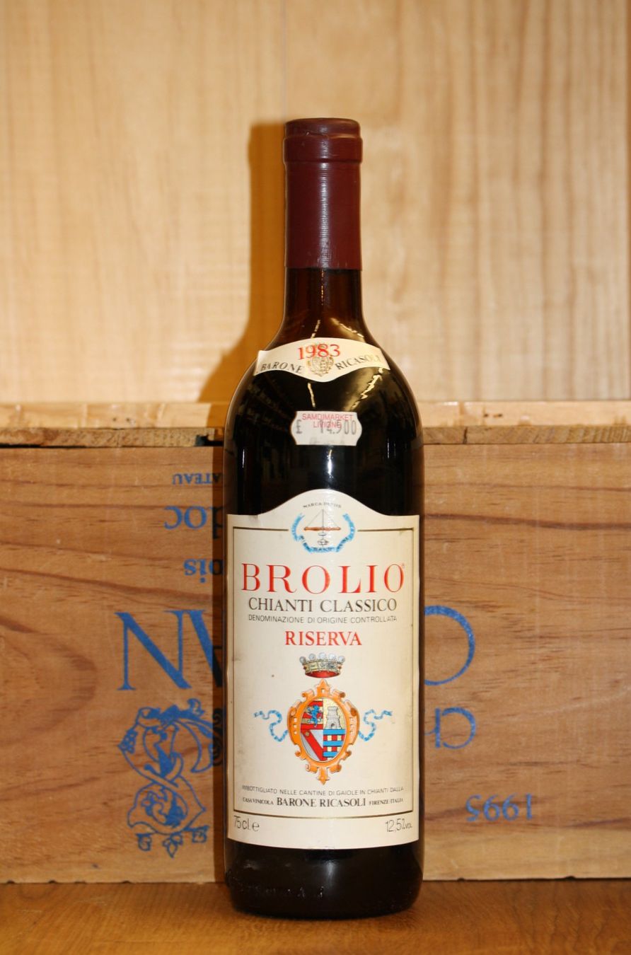 Vino: 1 Brolio Chianti Classico Riserva 1983 – Nuovo (secondo la descrizione) da Chur venduto da Invinoveritas
