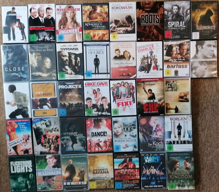 Film Sammlung DVD Action Thriller Divers 37 Stück | Kaufen auf Ricardo