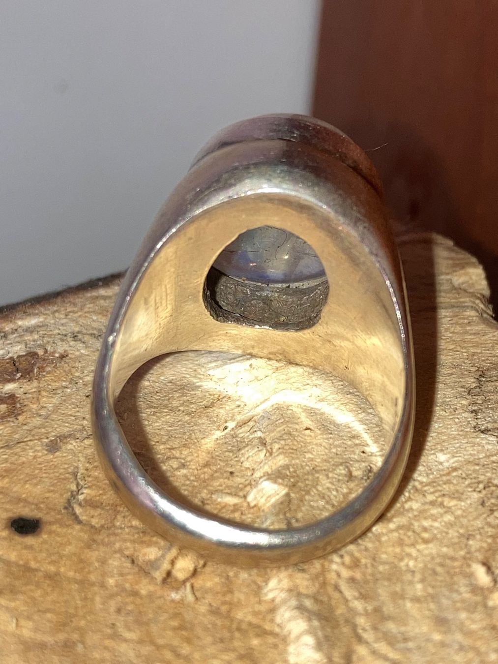 Anelli: Vintage Ring 925 Regenbogen Labradorit Madagaskar – Usato da Bern, venduto da Invintage64 3