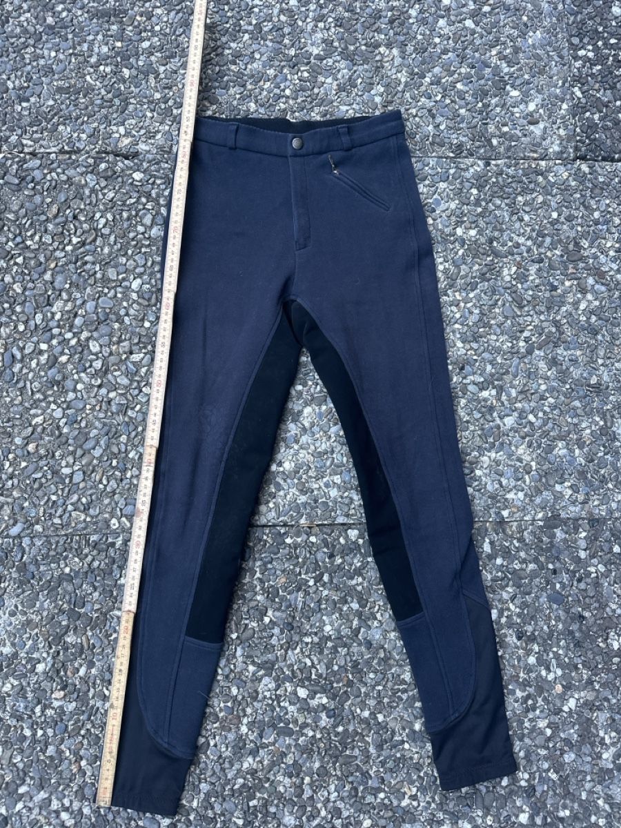 Collant & Leggings: Reithose dunkelblau Kinder Gr. 164 – Usato da Naefels venduto da Renault01 4
