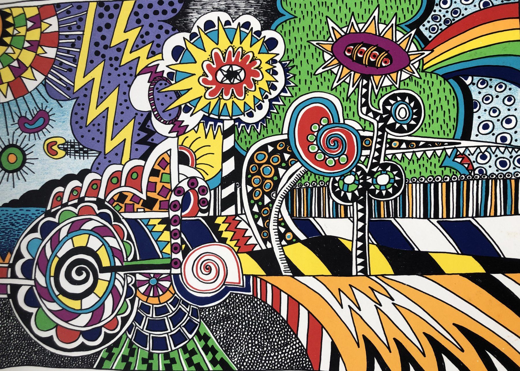 Grafica & Litografie: 2x Hans Hügi - Originallithografien - 1973 - Pop Art – Usato da Schaffhausen venduto da durruti 6